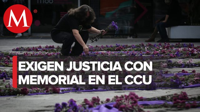 Realizan memorial a mujeres desaparecidas en el Centro Cultural Universitario Tlatelolco