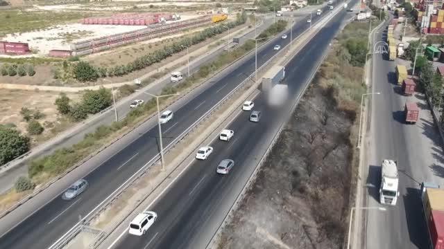 Karkas et taşıyan kamyonda 77 kilo 200 gram esrar ele geçirildi (2)