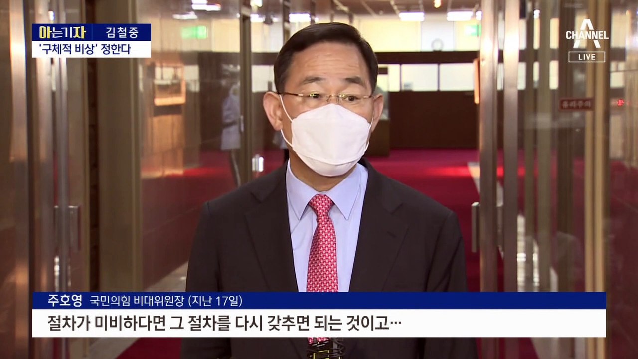 [아는 기자]국힘, ‘구체적 비상’ 정한다…주호영 비대위 그대로?