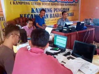 Program Tertib Administrasi di Kampung Pengidam