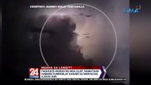 Paghugis-mukha ng mga ulap, namataan habang kumikidlat kagabi sa Narvacan, Ilocos Sur | 24 Oras Weekend