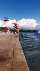 Backflipping into a Belly Flop