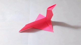 How to make origami airplane || Cara membuat origami pesawat