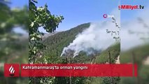 Kahramanmaraş'ta orman yangını! Havadan ve karadan müdahale ediliyor