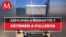 Aseguran 82 migrantes en Chiapas