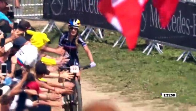 VTT - Championnats du Monde 2022 - Pauline Ferrand-Prevost en Or !