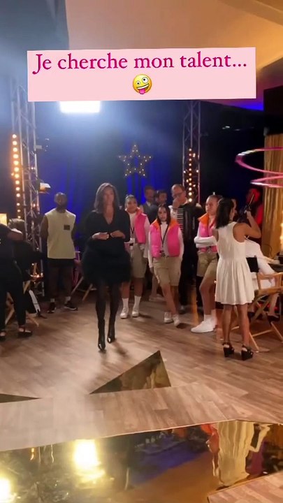 Karine Le Marchand sur le tournage de la nouvelle saison de "La France a un incroyable talent" - Instagram