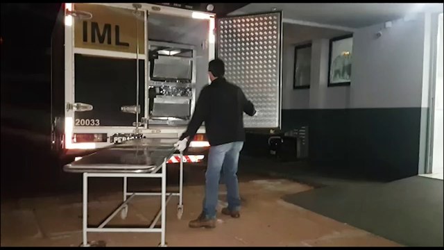 Corpo de motociclista morto em Céu Azul chega ao IML de Cascavel