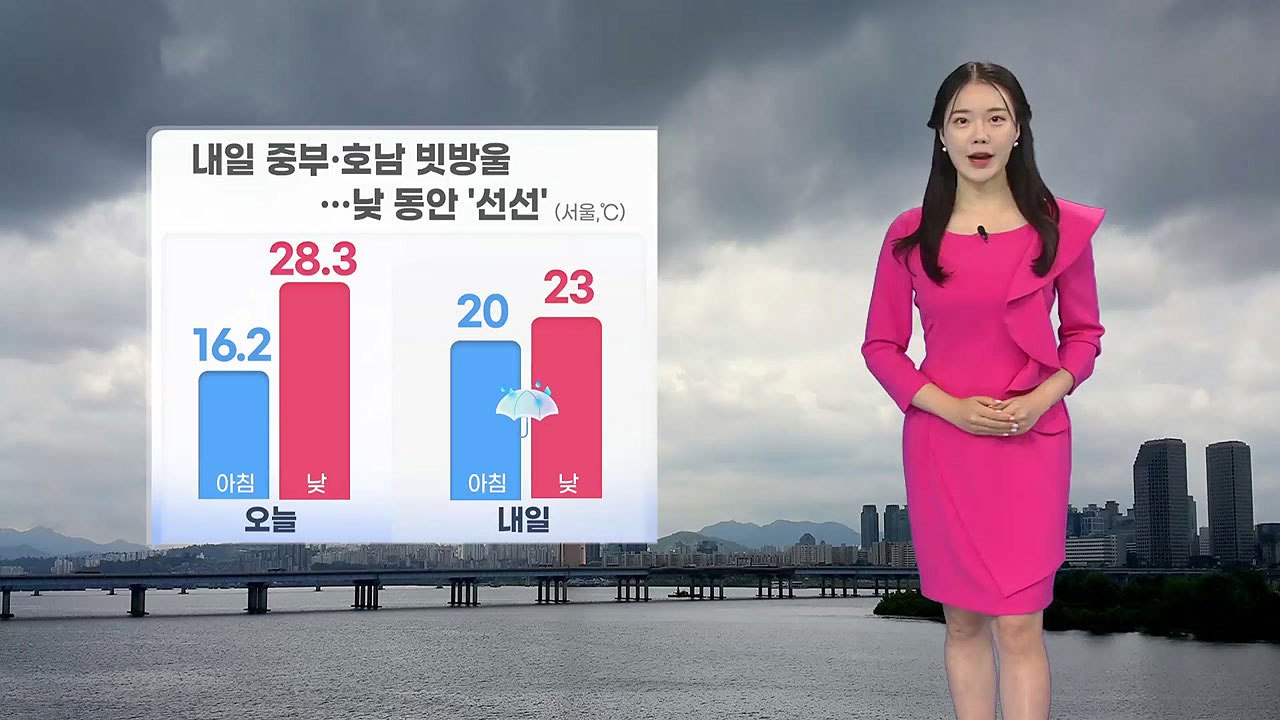 [날씨] 내일 중부·호남 빗방울...낮동안 '선선' / YTN