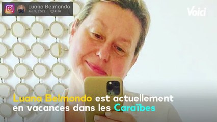 Voici - Luana Belmondo violemment clashée par un internaute, elle lui répond