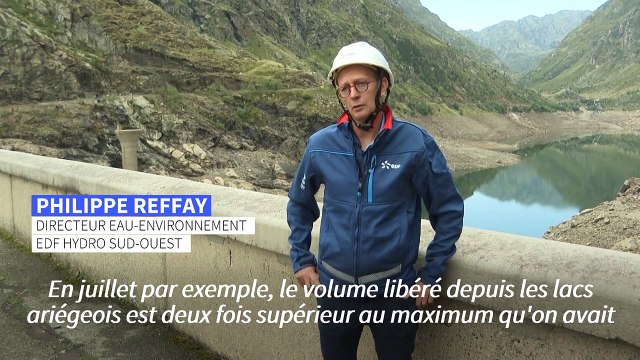 La Garonne, malmenée par la sècheresse, sous perfusion des barrages des Pyrénées