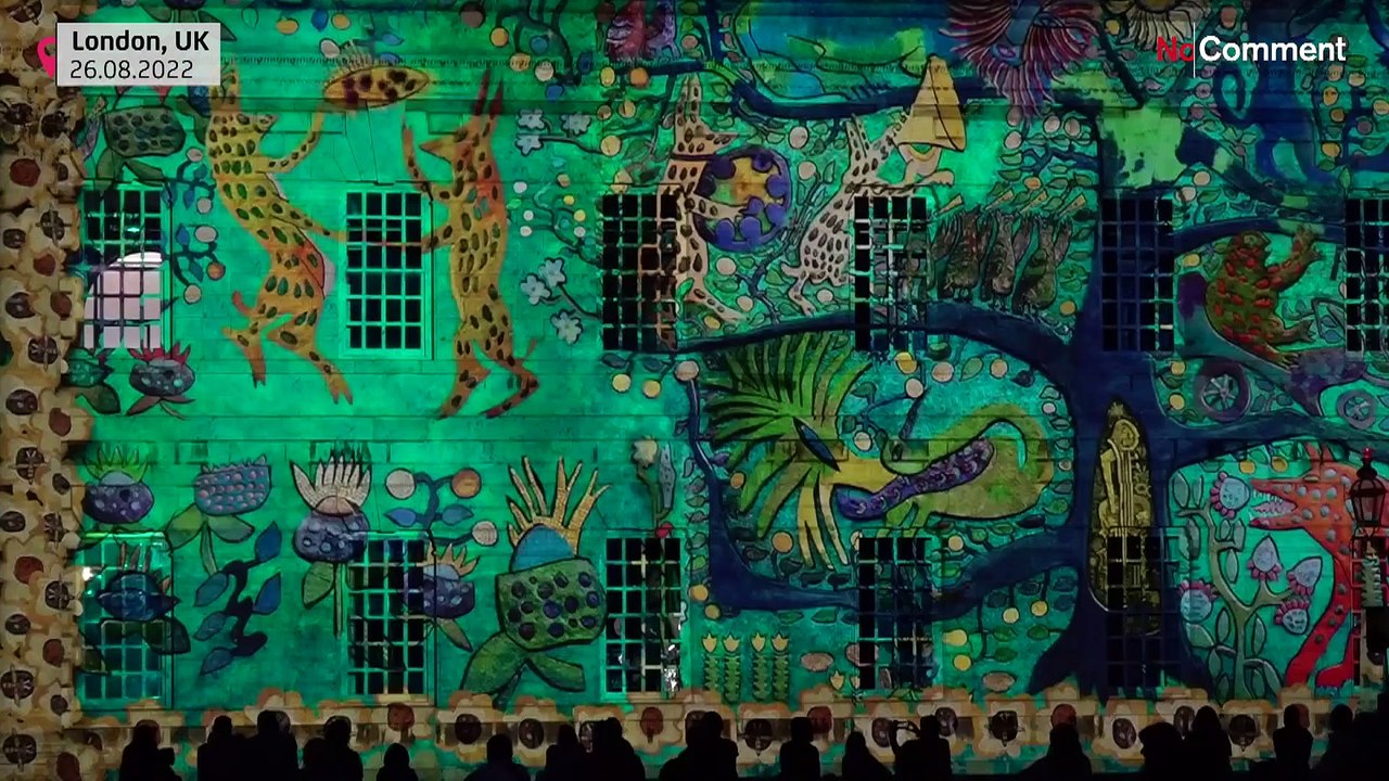 Greenwich-Docklands Festival: Ukrainische Mosaiken als Lichtshow