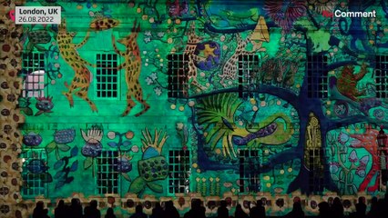 Greenwich-Docklands Festival: Ukrainische Mosaiken als Lichtshow