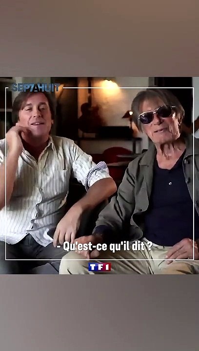 Thomas Dutronc et son père Jacques invités de Sept à Huit.