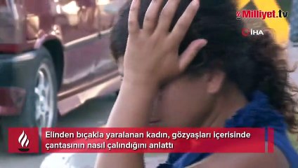 Gözyaşları içinde anlattı! Sokak ortasında korku dolu anlar
