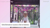 Stella Belmondo en vacances à Bali : la fille de Bebel superbe en mini-robe flashy dans un endroit paradisiaque