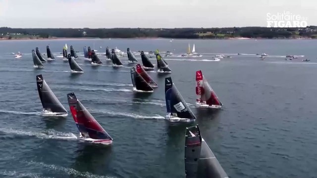 LA SOLITAIRE DU FIGARO 2022 : ÉTAPE 2 Départ Une Forêt-de-Figaro