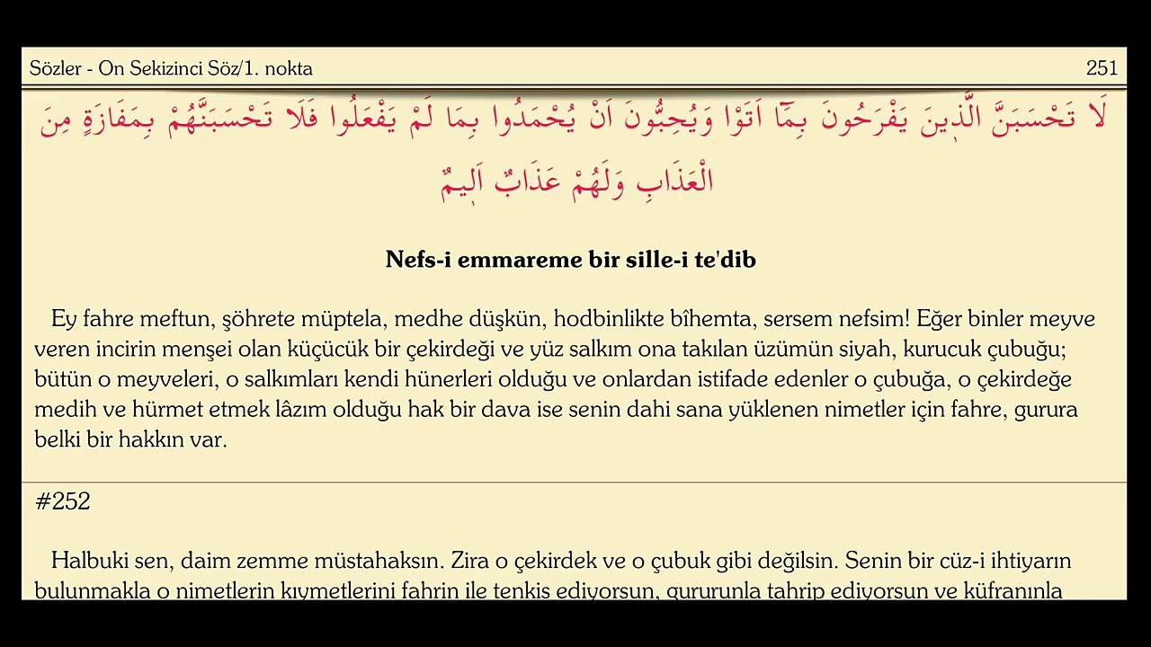 18. Söz _ Sözler _ Risale-i Nur Dinle
