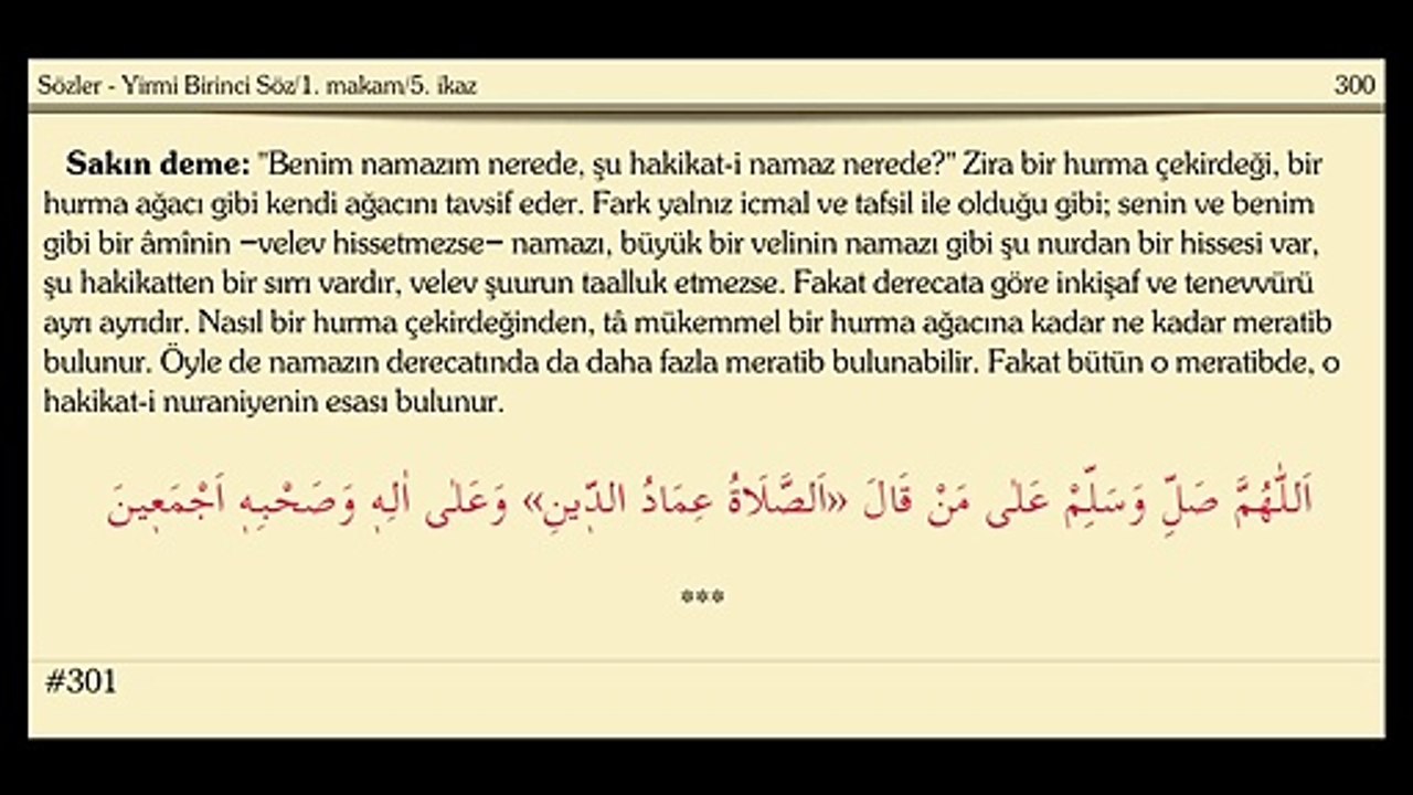 21. Söz _ Sözler _ Risale-i Nur Dinle