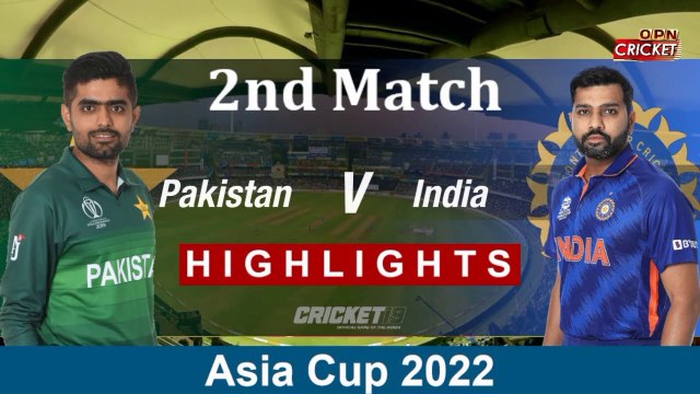 Asia Cup 2022 Match 2 | Pakistan vs India Highlights today | Pak vs Ind