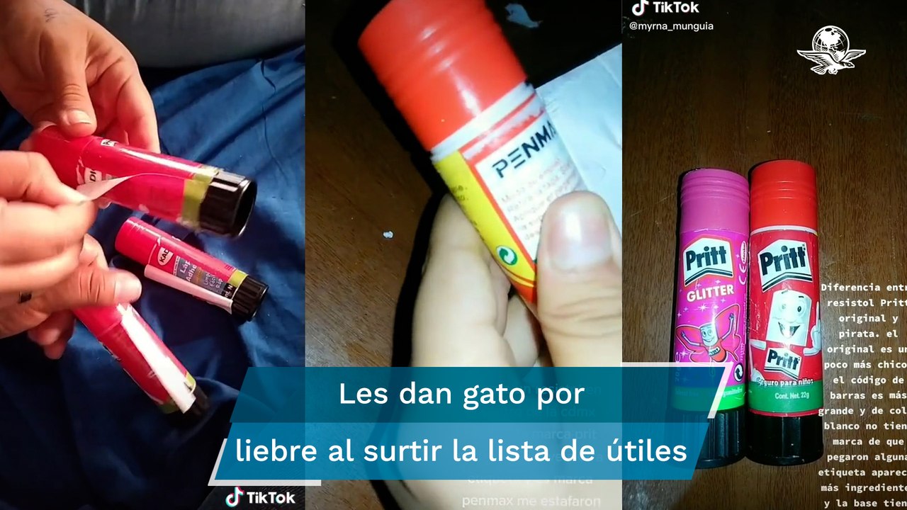 Regreso a clases: denuncian venta de lápiz adhesivo pirata en locales del Centro de la CDMX