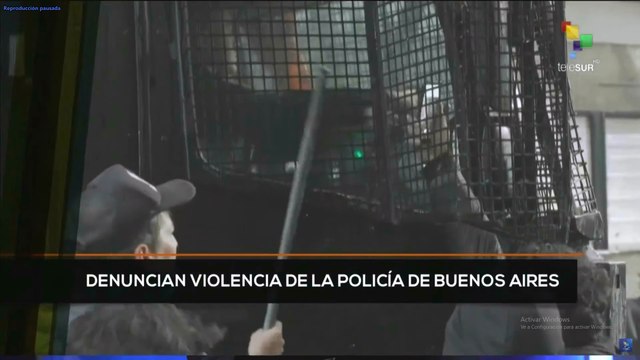teleSUR Noticias 15:30 28-08: Denuncian violencia de la policía de Buenos Aires