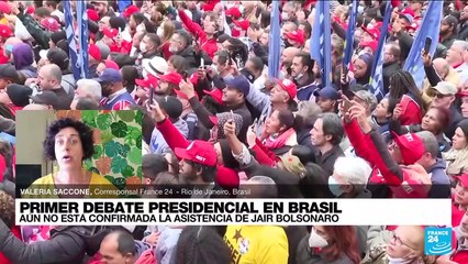 Informe desde Río: expectativa por primer debate presidencial