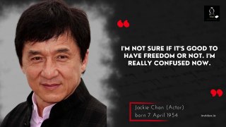 JACKIE CHAN top 35 inspiration quotes