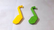 Easy Origami : How To Make Origami Logo Music | Origami Tones I Origami Tones