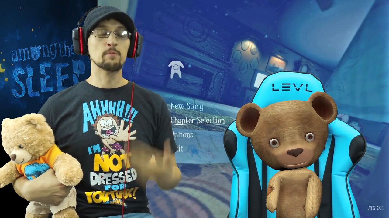 FGTeeV Teddy Bear Gamer Rage ~RIPPED~ + Mom is Mean too! (Among the Sleep Part 5 THE END 