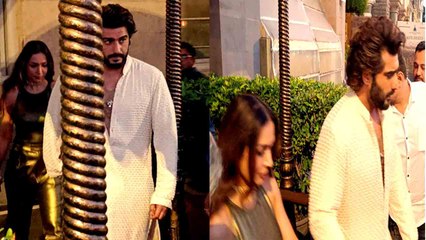 Malaika Arora और Arjun Kapoor दिखें साथ, BF का हाथ थाम ऐसे मुस्कुराती दिखीं Malaika | Watch Video