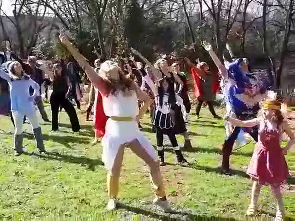 Bega Valley dancers perform at "Princesses and Power" native planting at Glebe Wetlands