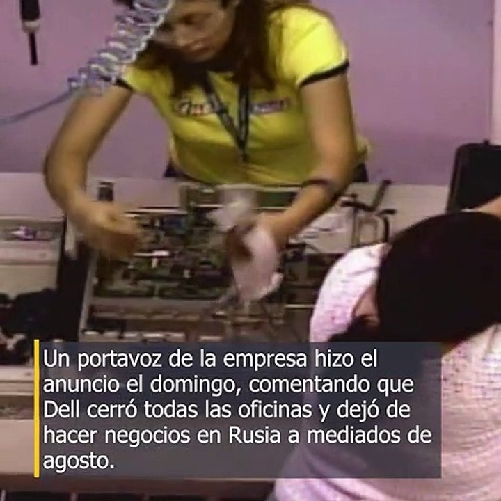 El gigante de las computadoras Dell Technologies abandonó todas las operaciones en Rusia.