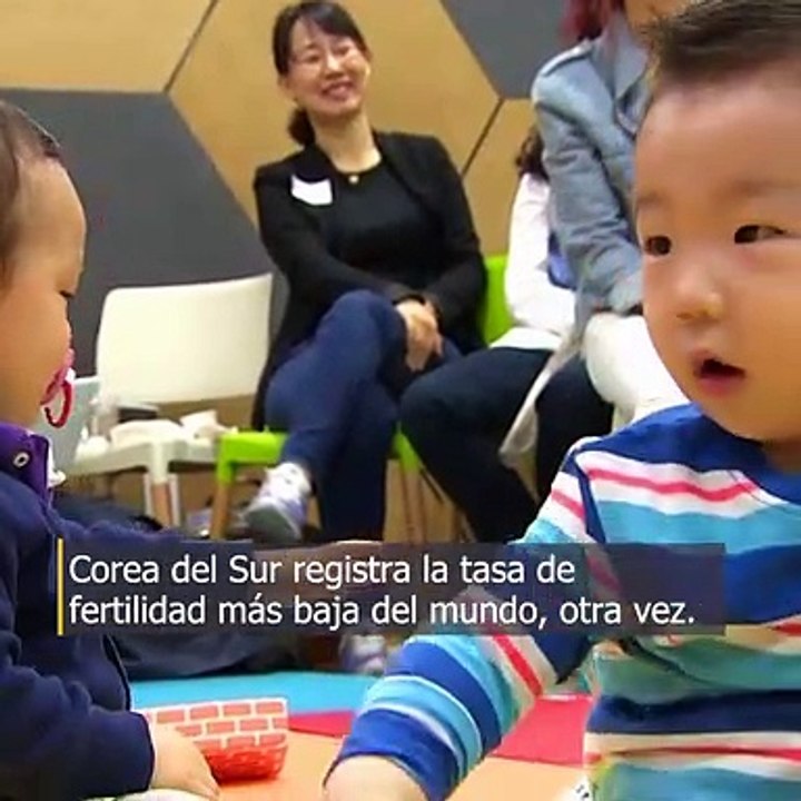 Corea del Sur registra la tasa de fertilidad más baja del mundo, otra vez.