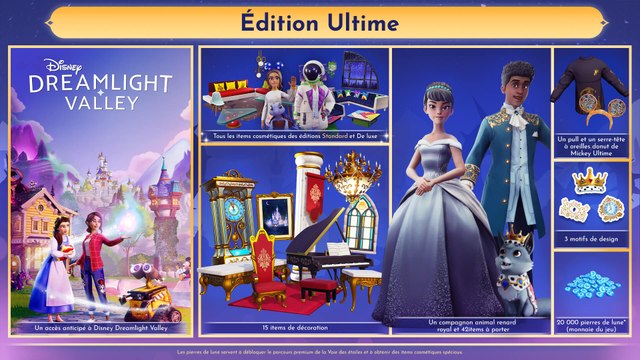 Disney Dreamlight Valley - Les différents packs fondateur