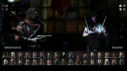 Eron Black VS mileena Mortal Kombat XL