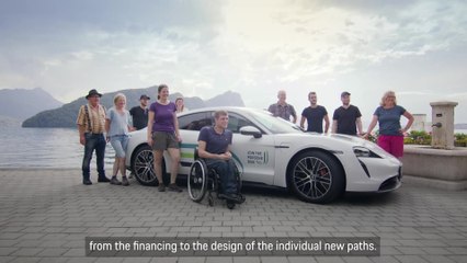 Taycan tour around the world supports Swiss inclusion project
