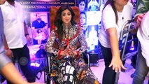 Shilpa Shetty With Fractured Leg Arrives At A Function On A Wheelchair