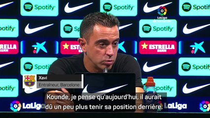 Download Video: Xavi heureux de la première de Kounde : 