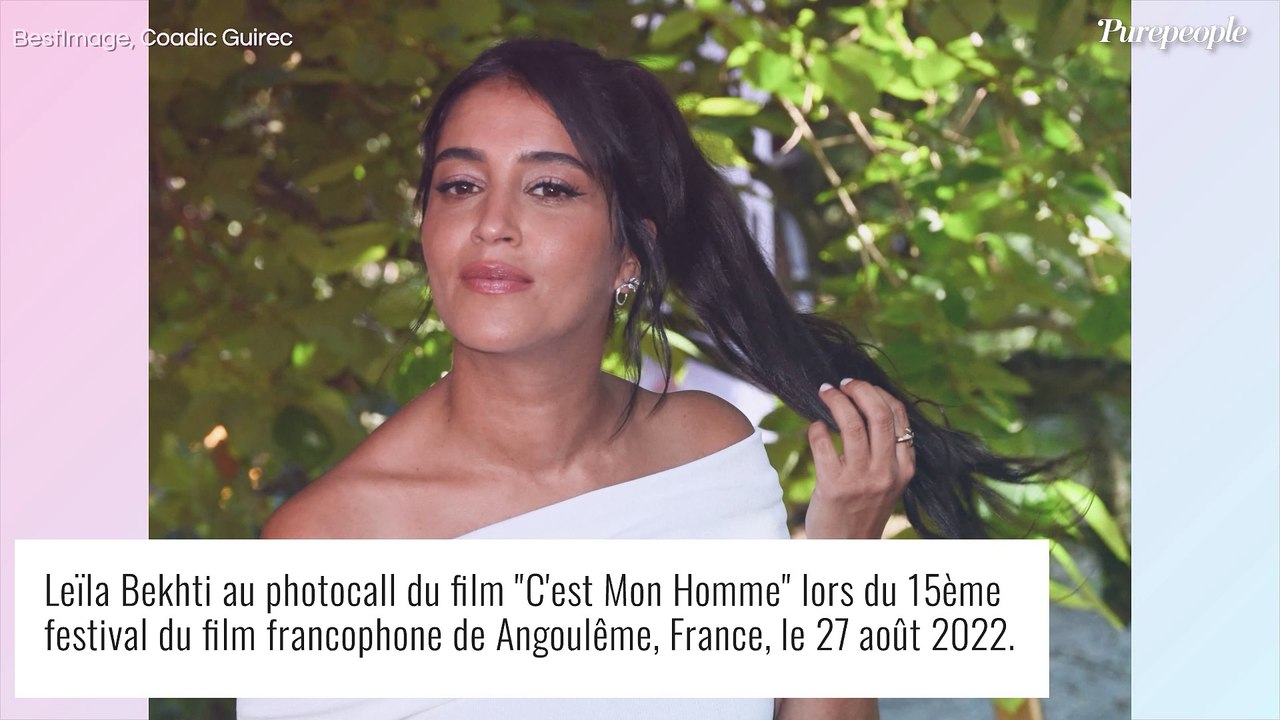 Leïla Bekhti : Epaules dénudées et longue queue de cheval, elle brille pour "son homme"