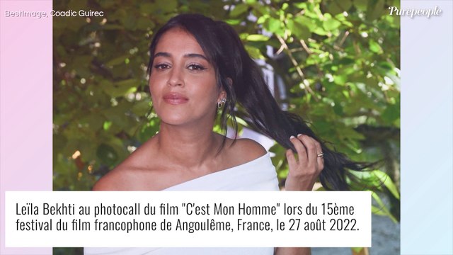 Leïla Bekhti : Epaules dénudées et longue queue de cheval, elle brille pour son homme