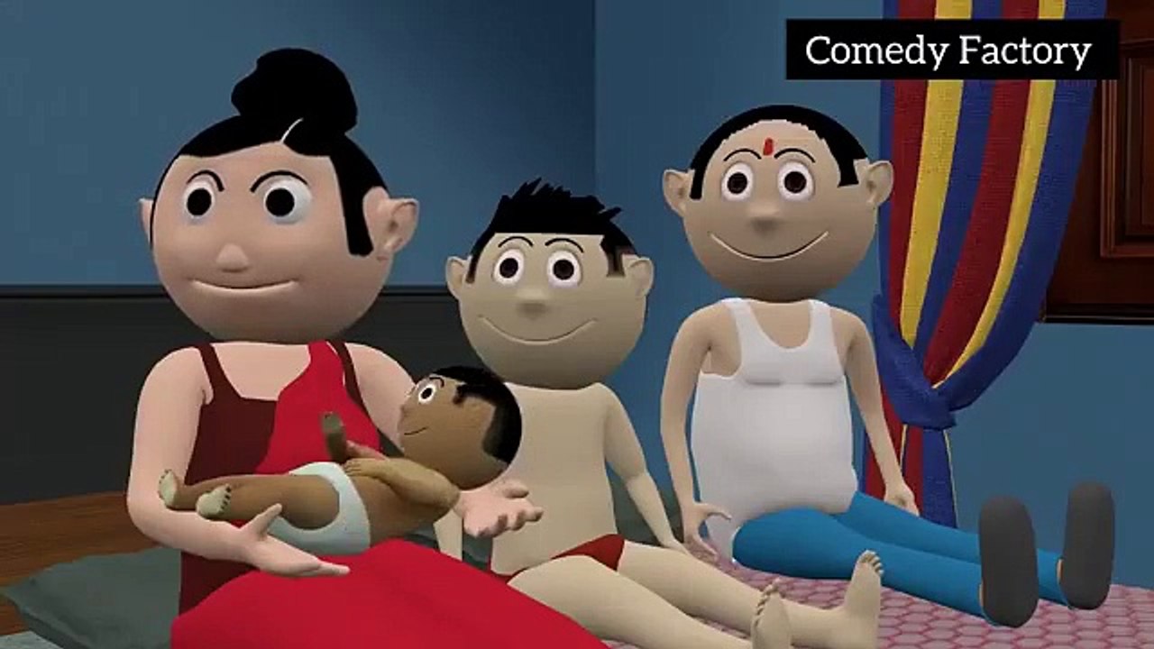 pagal beta bitu comedy cartoon// crazy son of father bitu joke