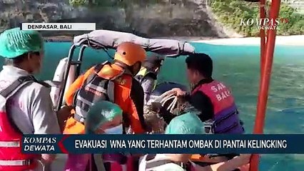 WNA Terhantam Ombak Di Pantai Kelingking