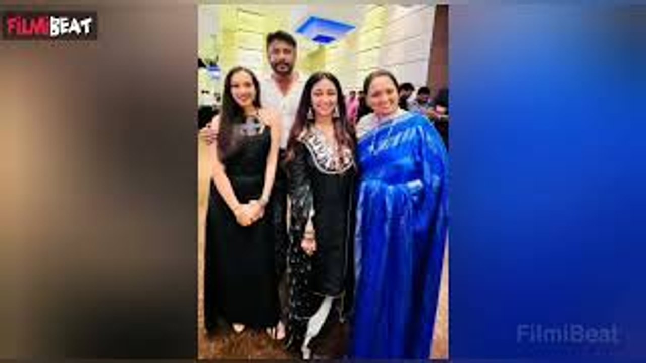 Darshan Family ಸುಮಲತಾ ಹುಟ್ಟುಹಬ್ಬಕ್ಕೆ ಒಟ್ಟಾಗಿ ಬಂದ್ರು ದರ್ಶನ್ ದಂಪತಿ | Filmibeat Kannada