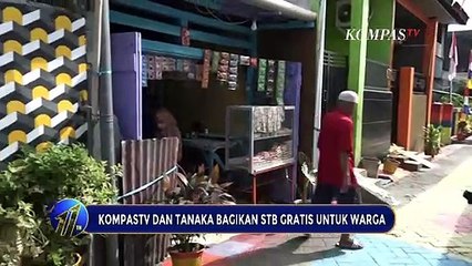 Download Video: Dukung Migrasi Siaran Analog ke Digital, Kompas TV & Tanaka Bagikan Set Top Box TV ke Warga Makassar