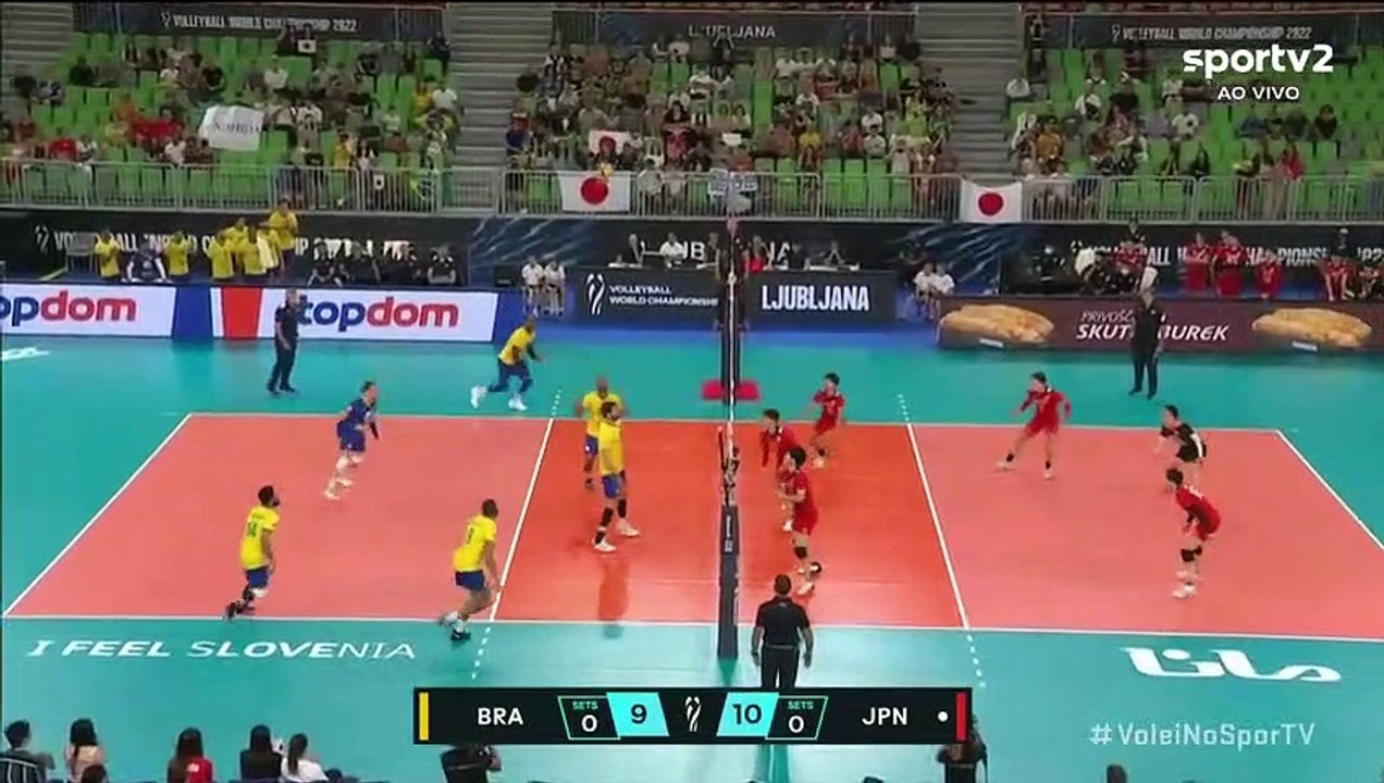 BRASIL X JAPÃO | CAMPEONATO MUNDIAL DE VÔLEI MASCULINO 2022 part 1/2
