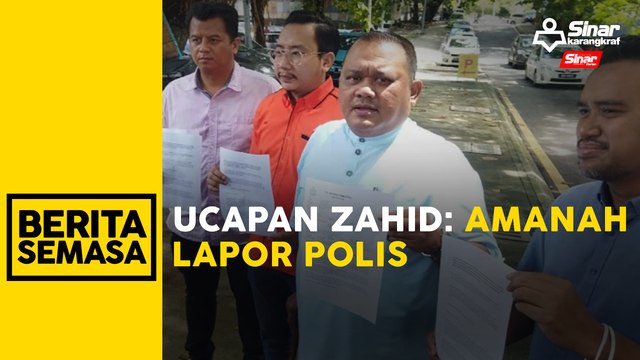 Amanah lapor polis terhadap Ahmad Zahid
