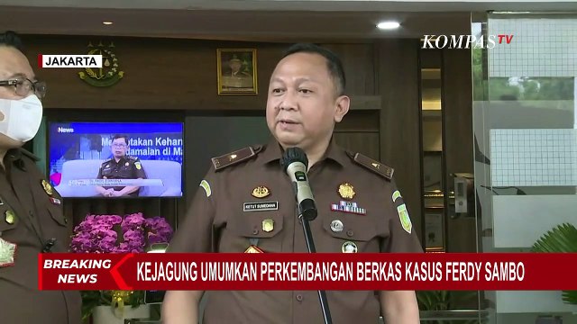 Ternyata Ini Alasan Kejagung Kembalikan Berkas Kasus Ferdy sambo ke Penyidik Bareskrim Polri...