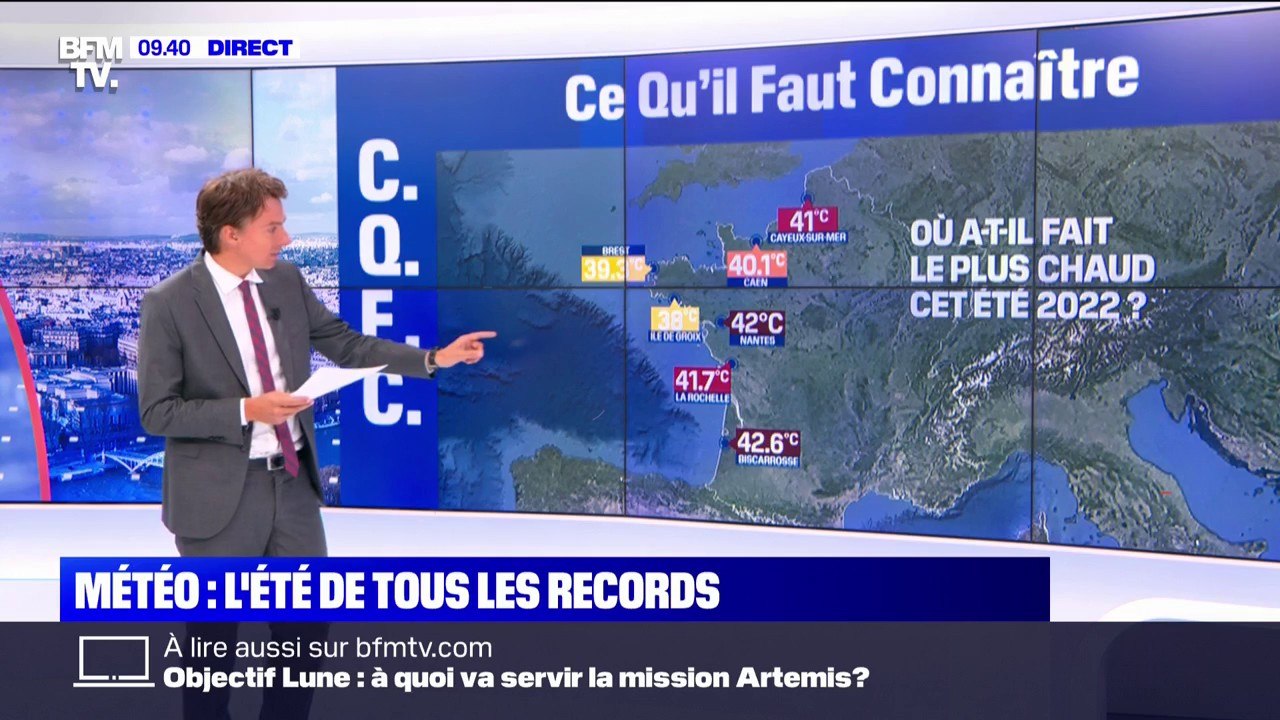 Fortes chaleurs, nuits tropicales, incendies... Les records de cet été 2022