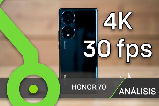 Honor 70, prueba de vídeo - 4K (noche)